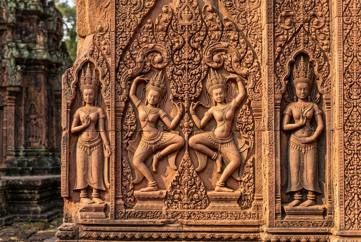 Grand Circuit, Pink Sandstone Banteay Srei & Preah Khan