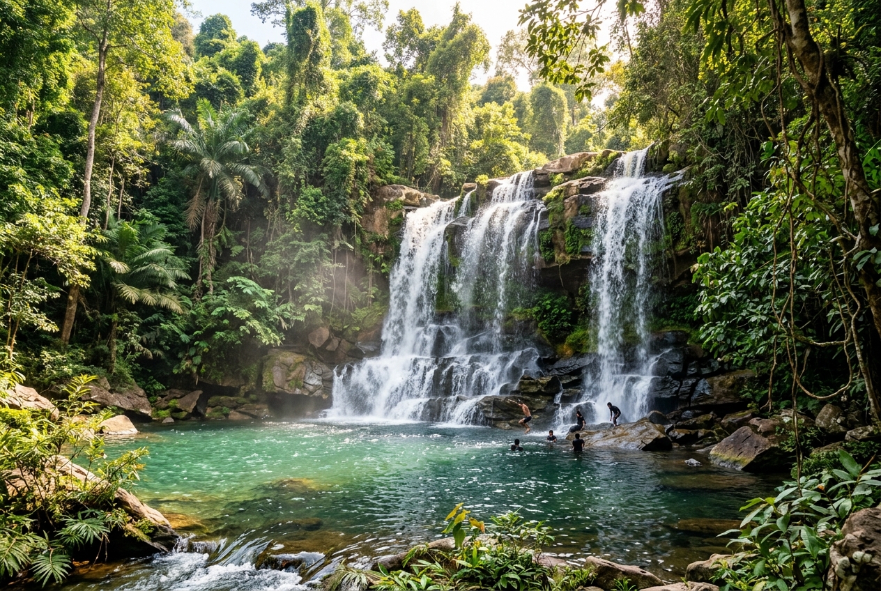 Sacred Phnom Kulen Mountain, 1000 Lingas & Waterfall Expedition